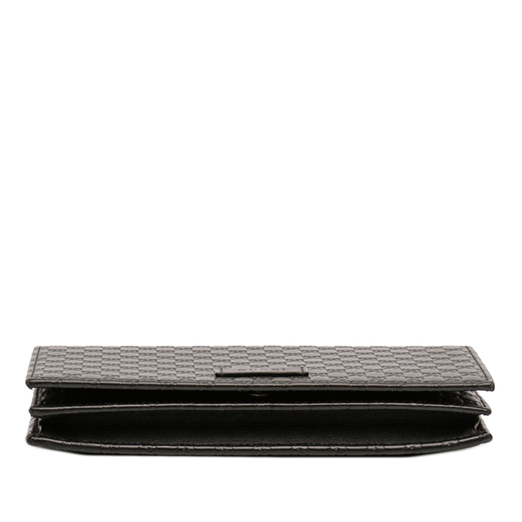 Wallet on Strap Microguccissima Leather