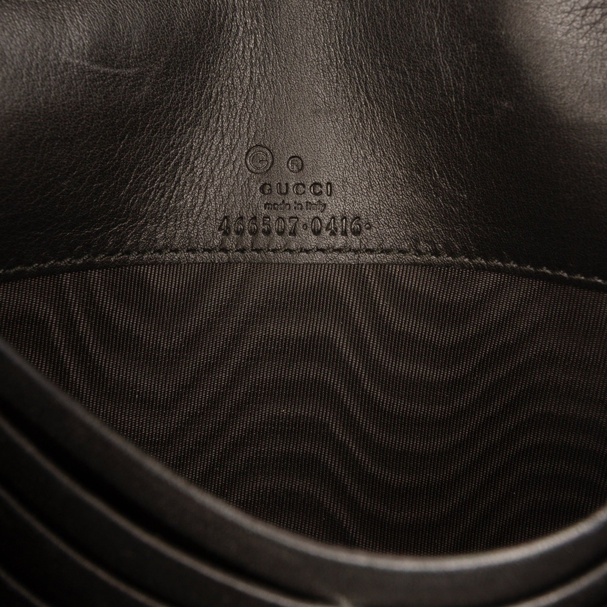 Wallet on Strap Microguccissima Leather