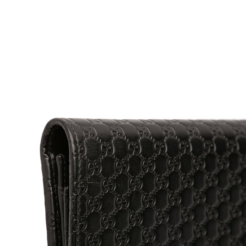 Wallet on Strap Microguccissima Leather