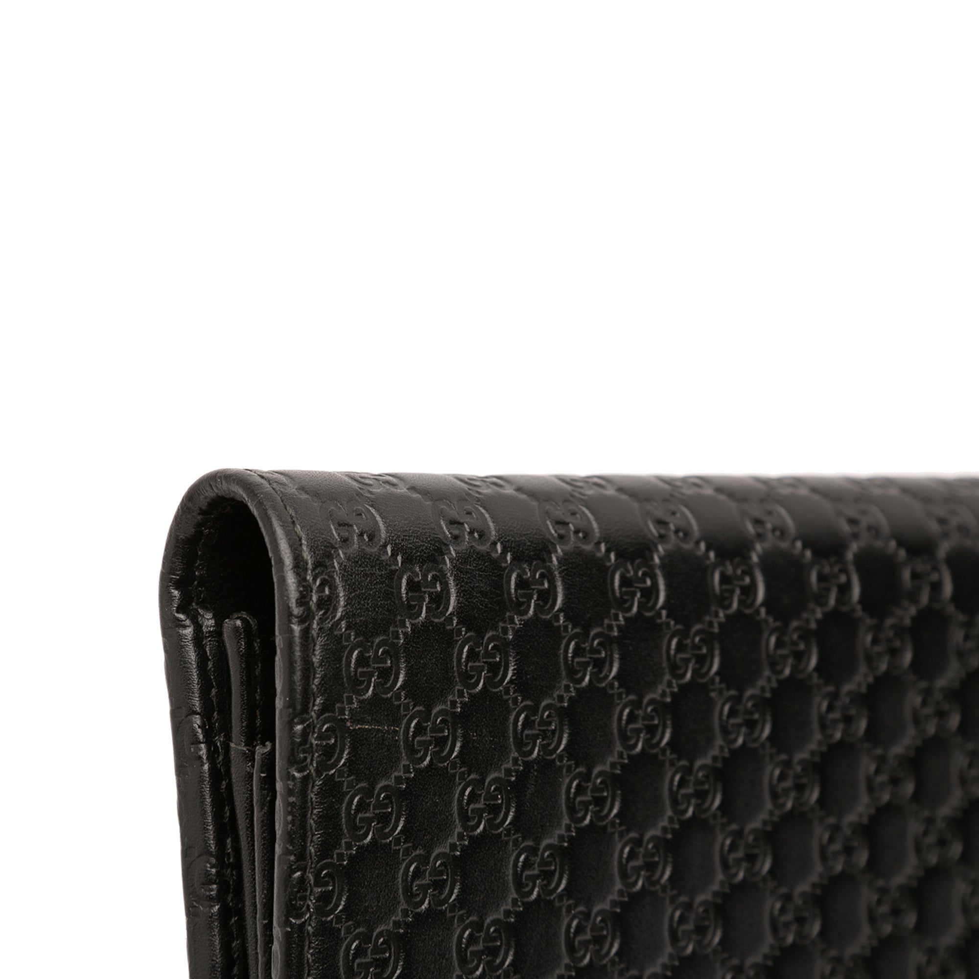Wallet on Strap Microguccissima Leather