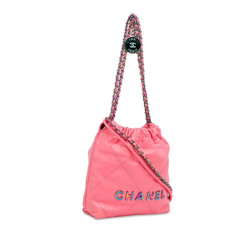 22 Chain Hobo Quilted Calfskin Mini