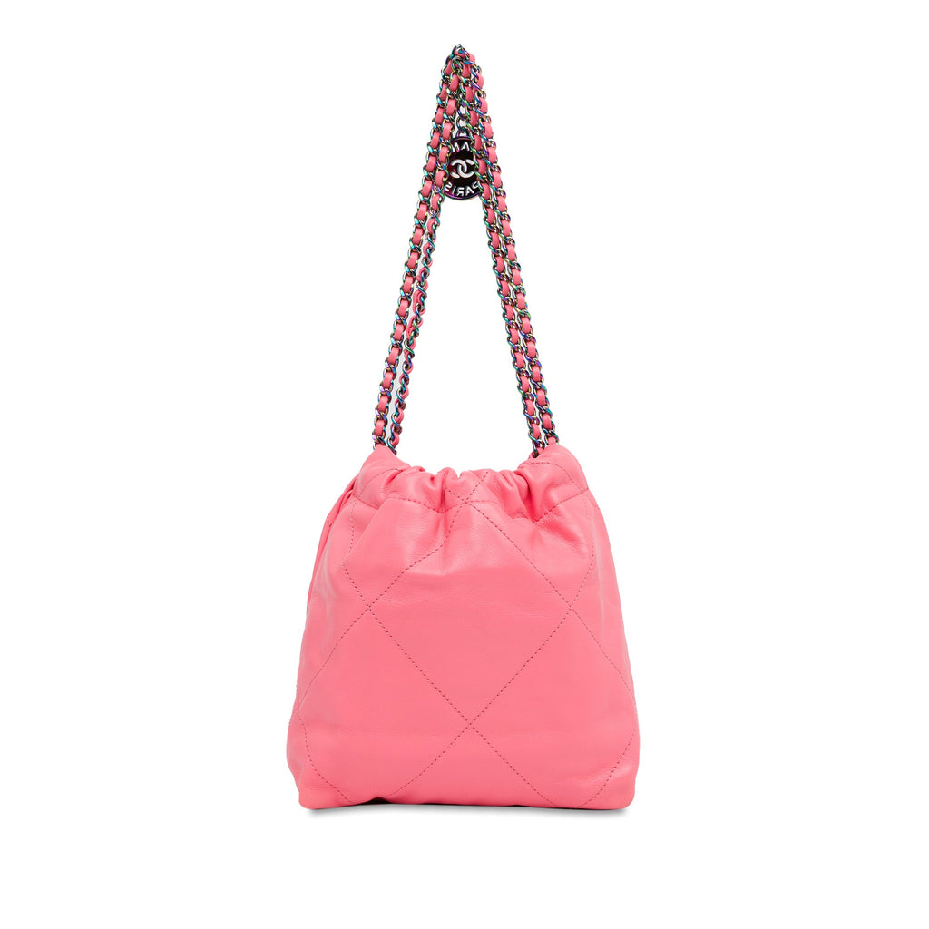 22 Chain Hobo Quilted Calfskin Mini