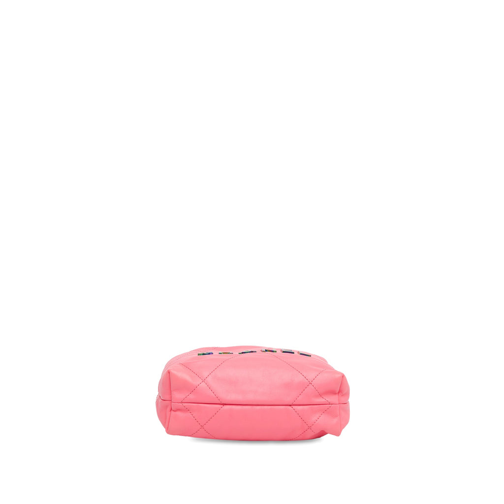 22 Chain Hobo Quilted Calfskin Mini