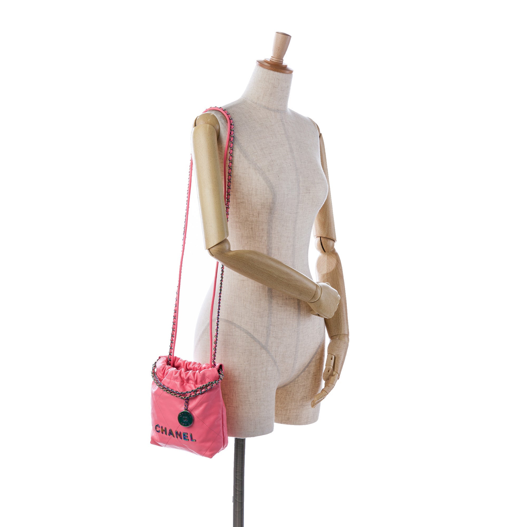 22 Chain Hobo Quilted Calfskin Mini