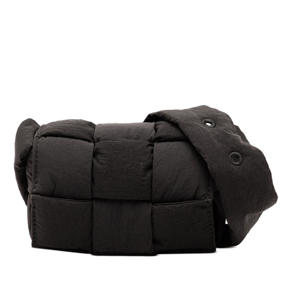 Padded Tech Cassette Crossbody Bag Intrecciato Nylon