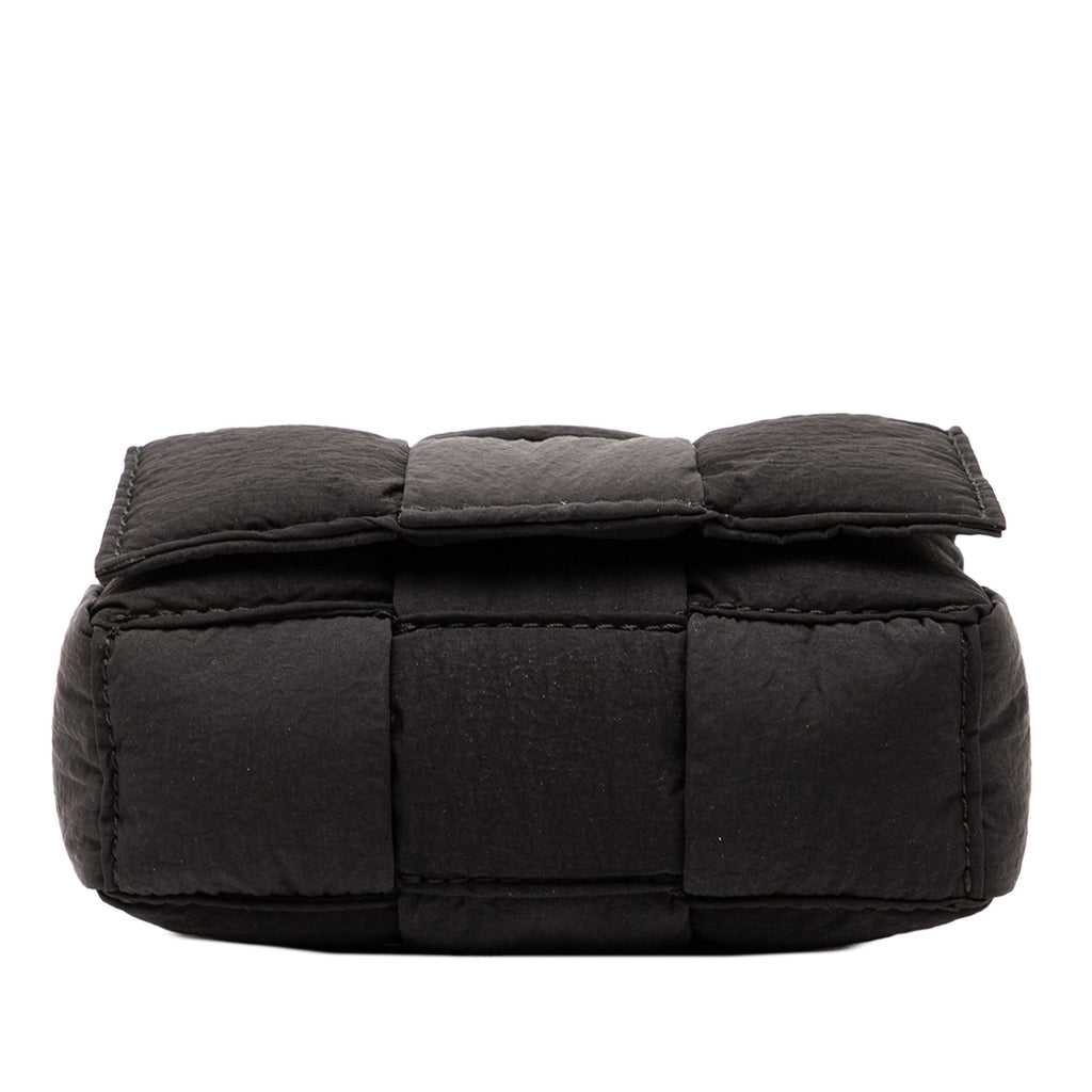 Padded Tech Cassette Crossbody Bag Intrecciato Nylon