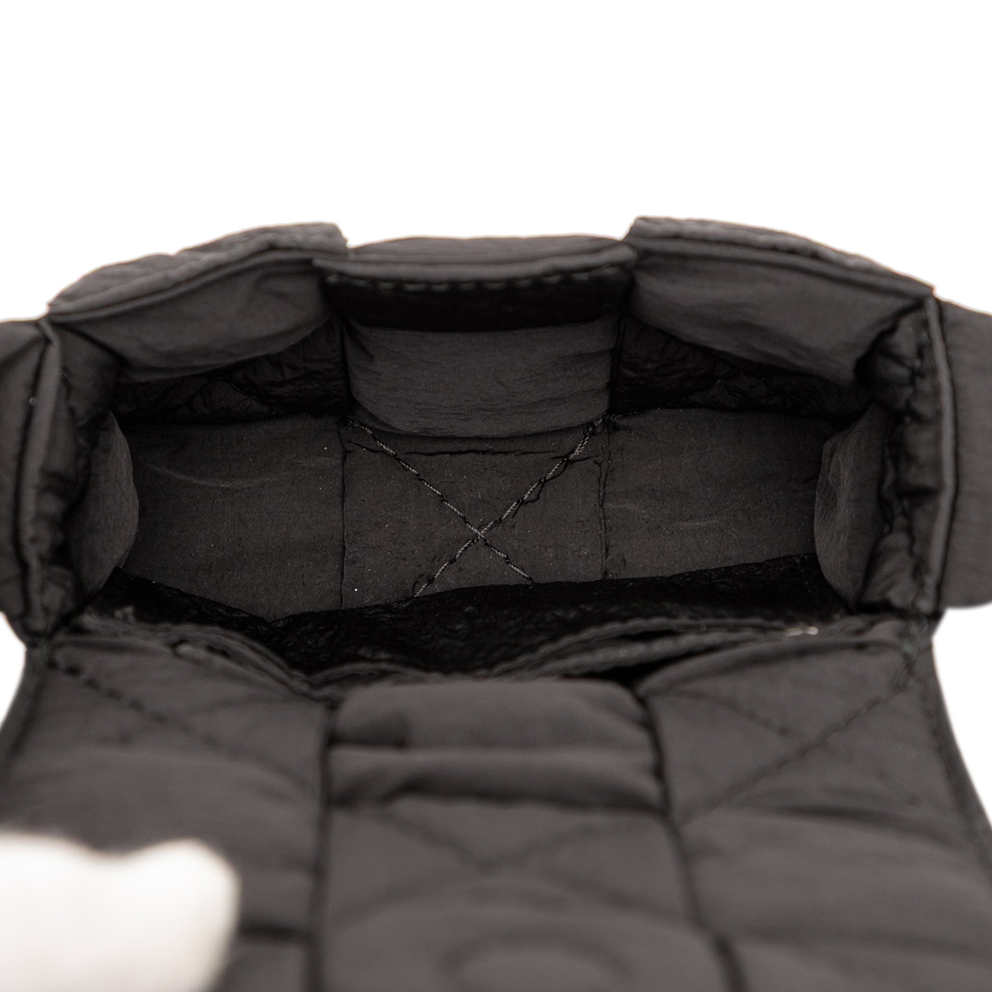 Padded Tech Cassette Crossbody Bag Intrecciato Nylon