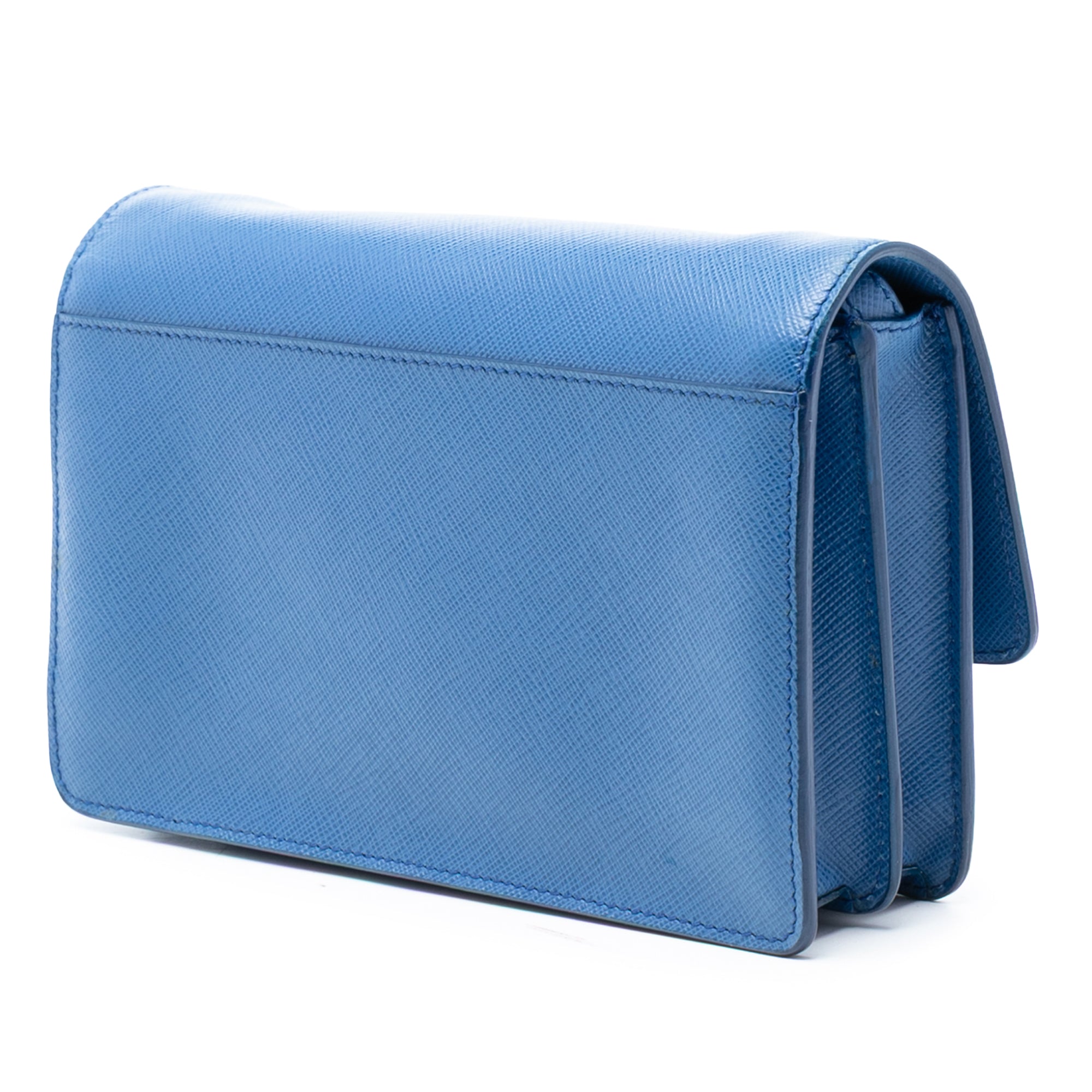 Wallet on Strap Saffiano Leather Small