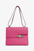 Hermès 2017 Rose Pourpre Epsom Leather Verrou 23 Crossbody Bag