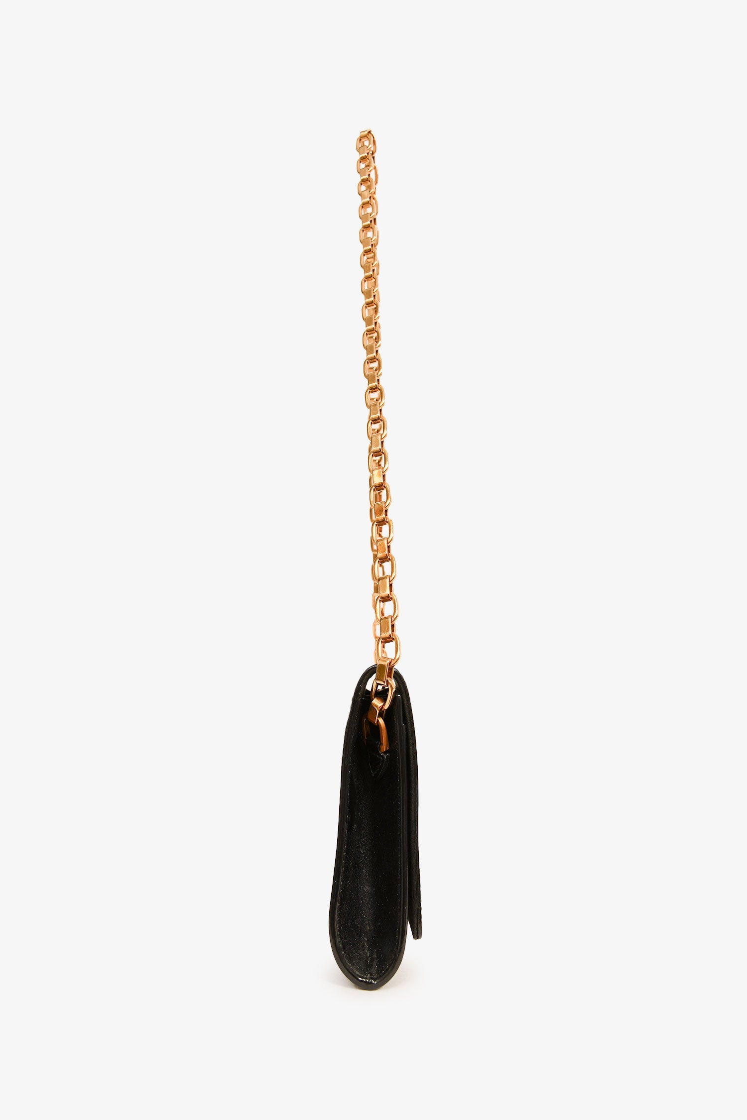Louis Vuitton Black Leather LV 'Louise' GM Shoulder Bag
