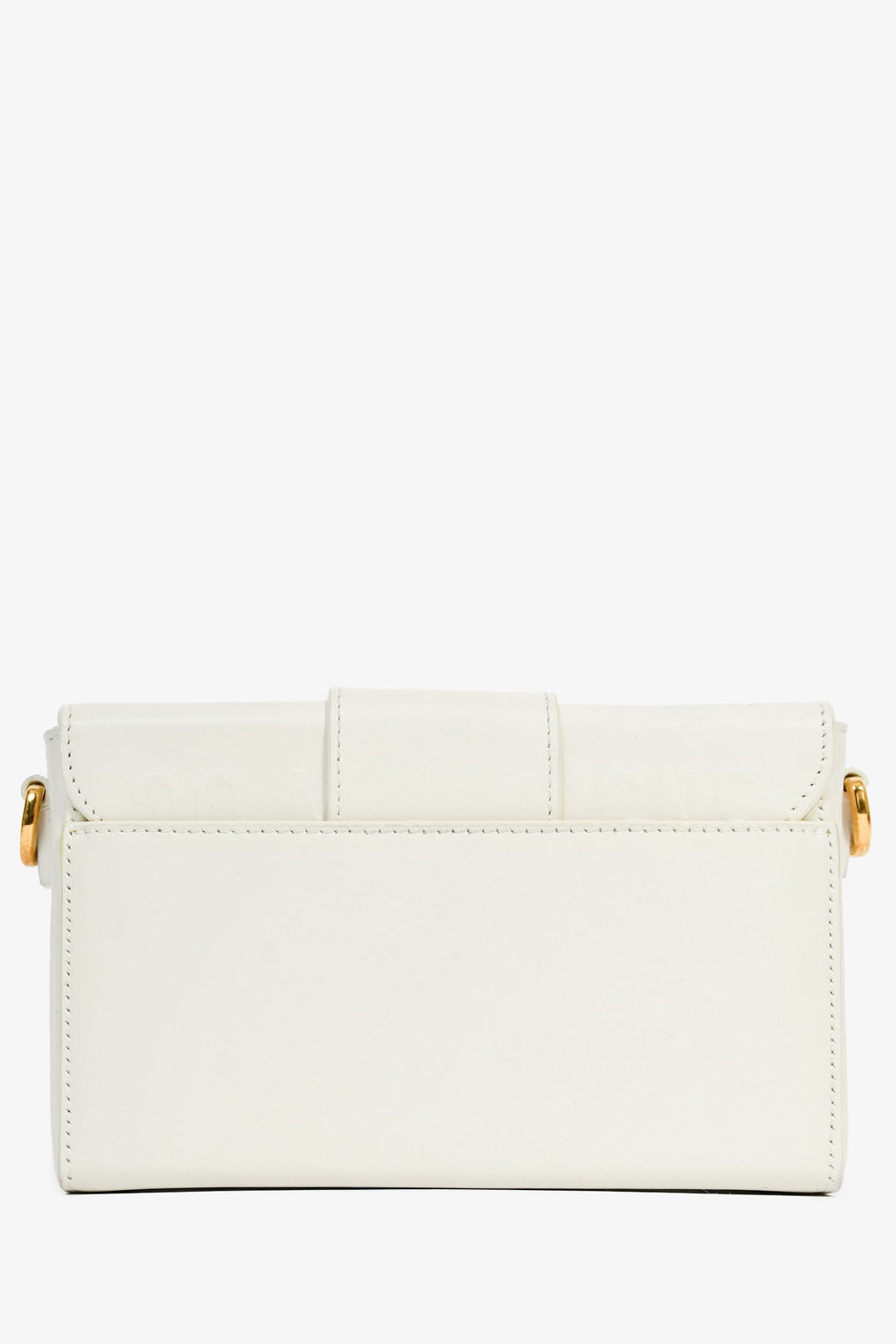 Christian Dior White Leather '30 Montaigne Box' Crossbody