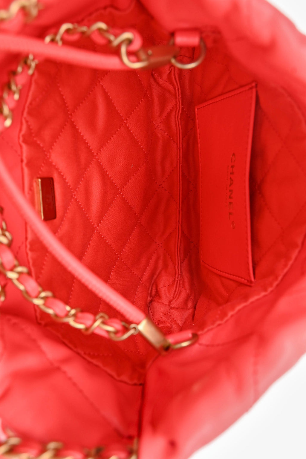Pre-Loved Chanel™ Pink Mini 22 Hobo
