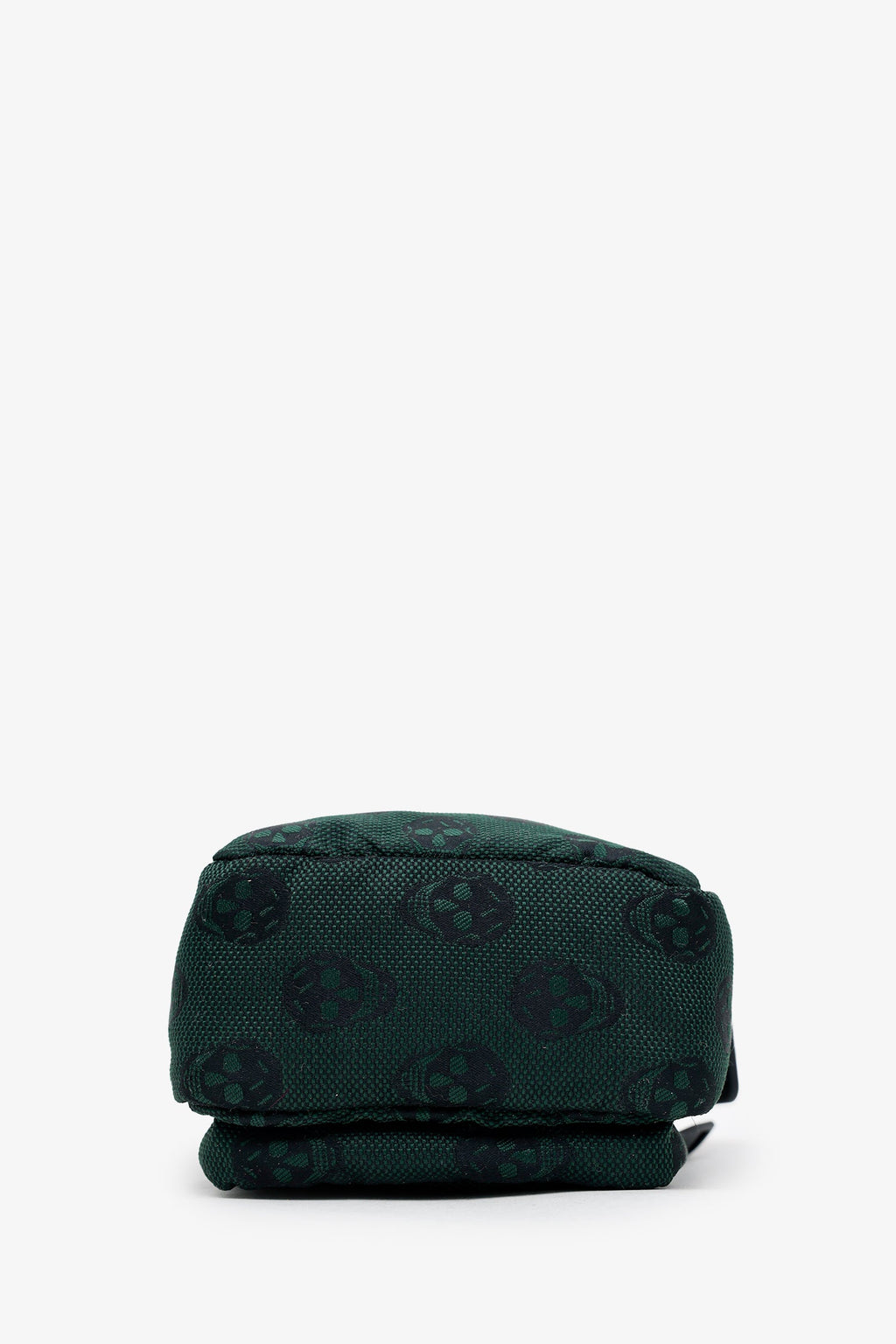 Alexander McQueen Green/Black Canvas Skull Messenger Bag