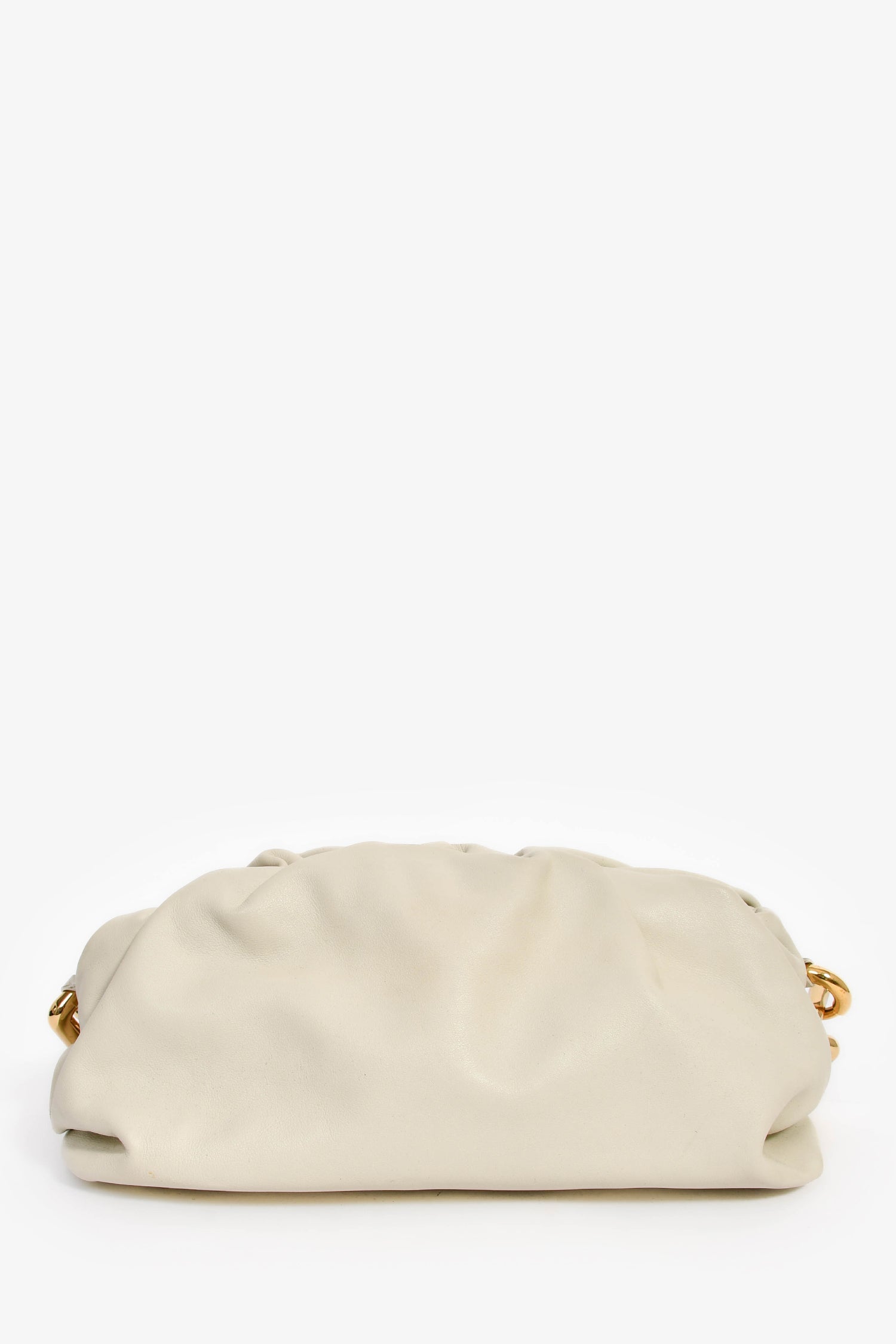Bottega Veneta Beige Chain Pouch Bag