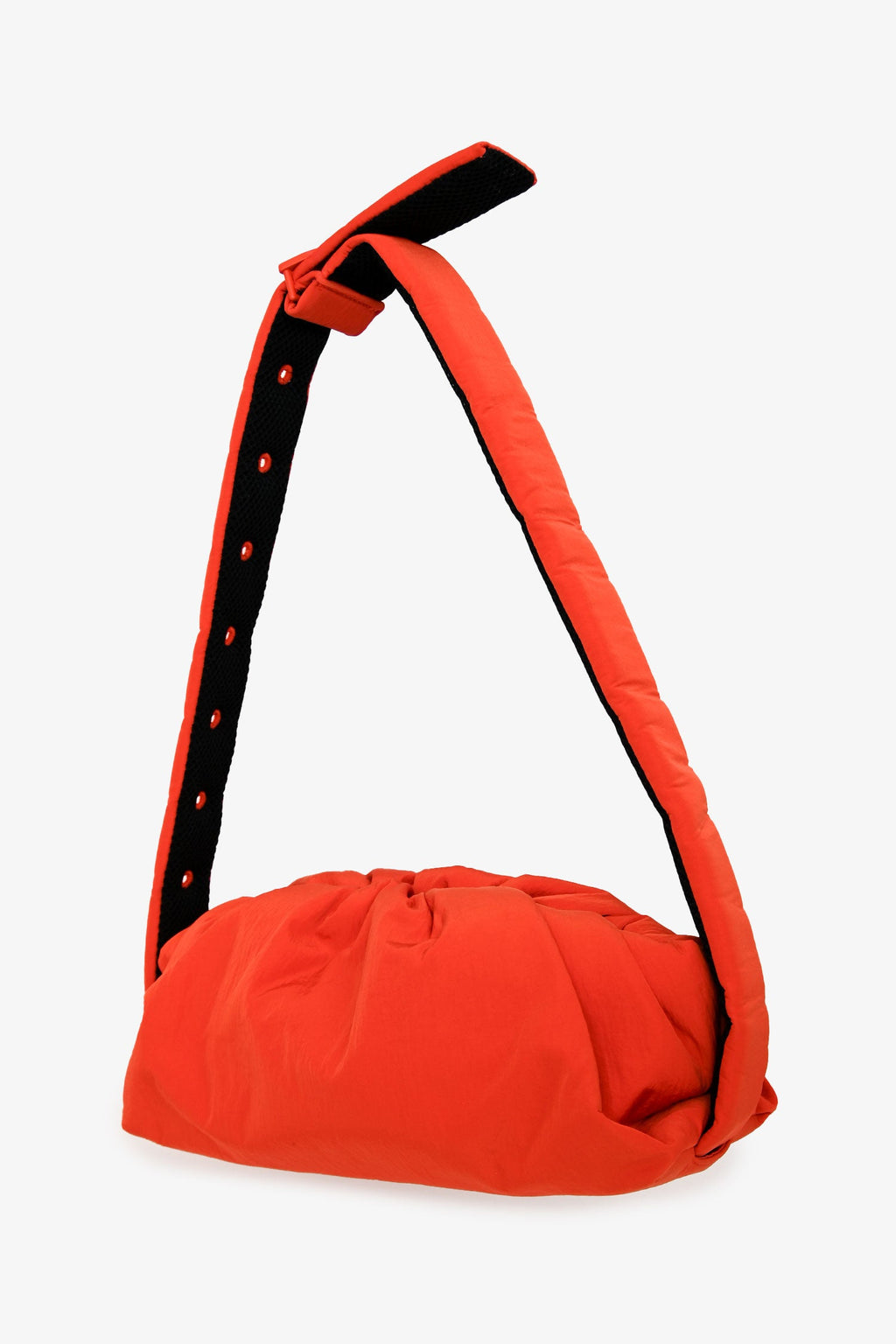Bottega Veneta Orange Nylon The Pouch