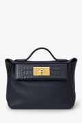 Hermès 2022 Blue Nuit Evercolour/Alligator Touch 24/24 21