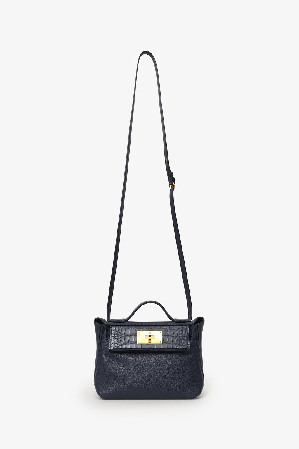 Hermès 2022 Blue Nuit Evercolour/Alligator Touch 24/24 21