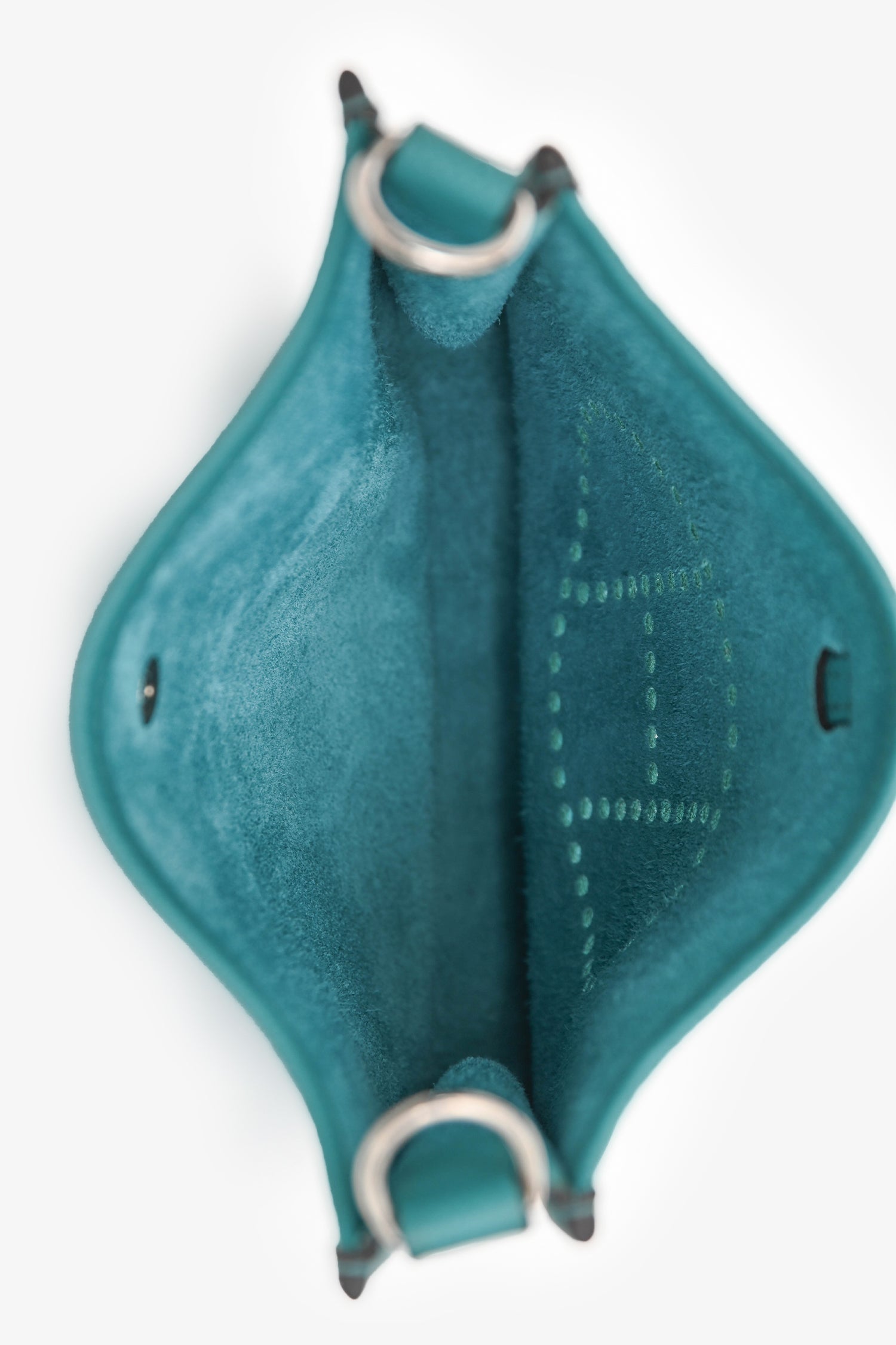 Hermès 2019 Turquoise Clemence Evelyne I Très Petite Modèle 16