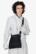 Prada Black Nylon Messenger Bag