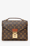 Louis Vuitton Vintage Monogram Canvas Monceau 26 Bag With Strap