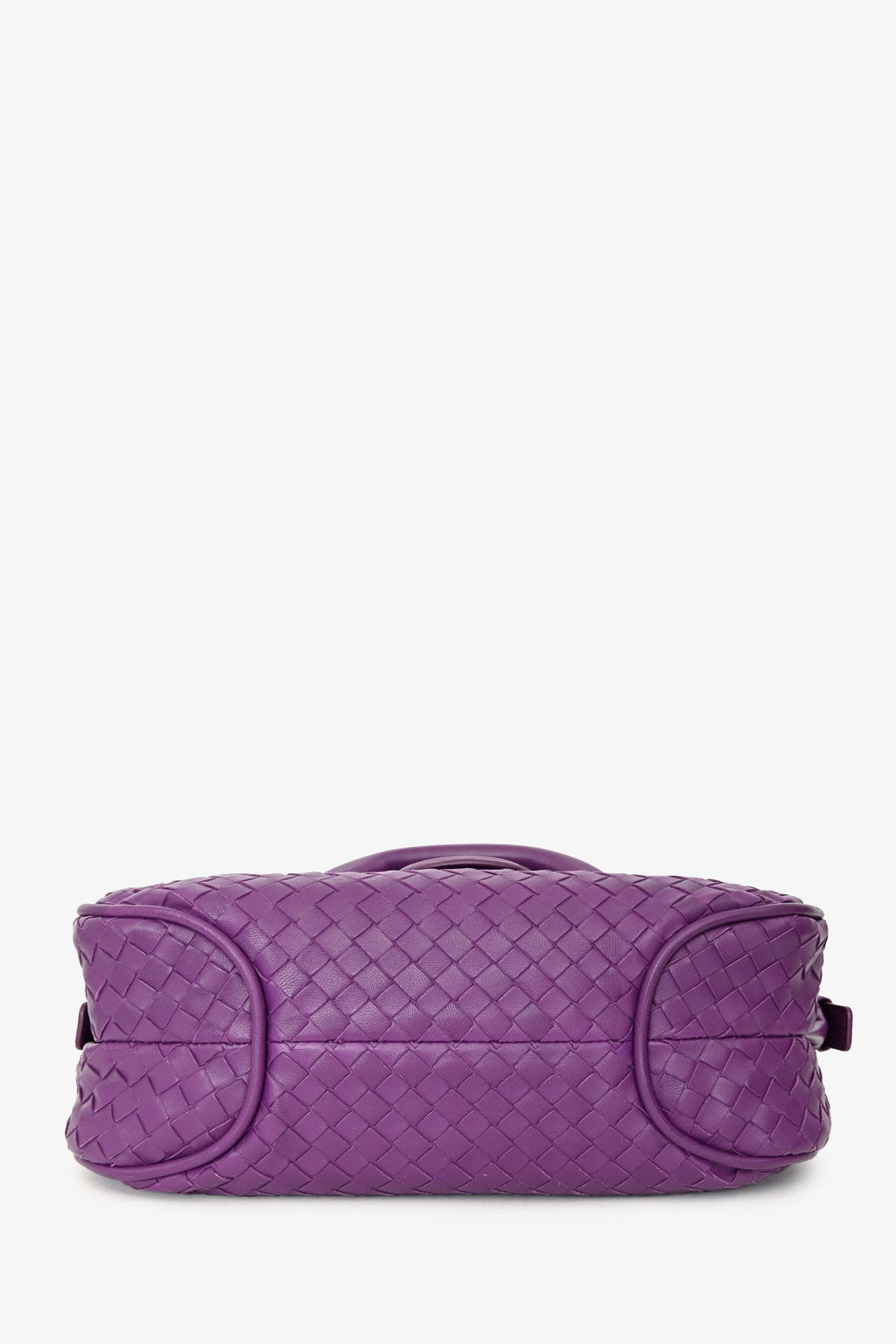 Bottega Veneta Purple Intrecciato Leather 'Rialto' Bag