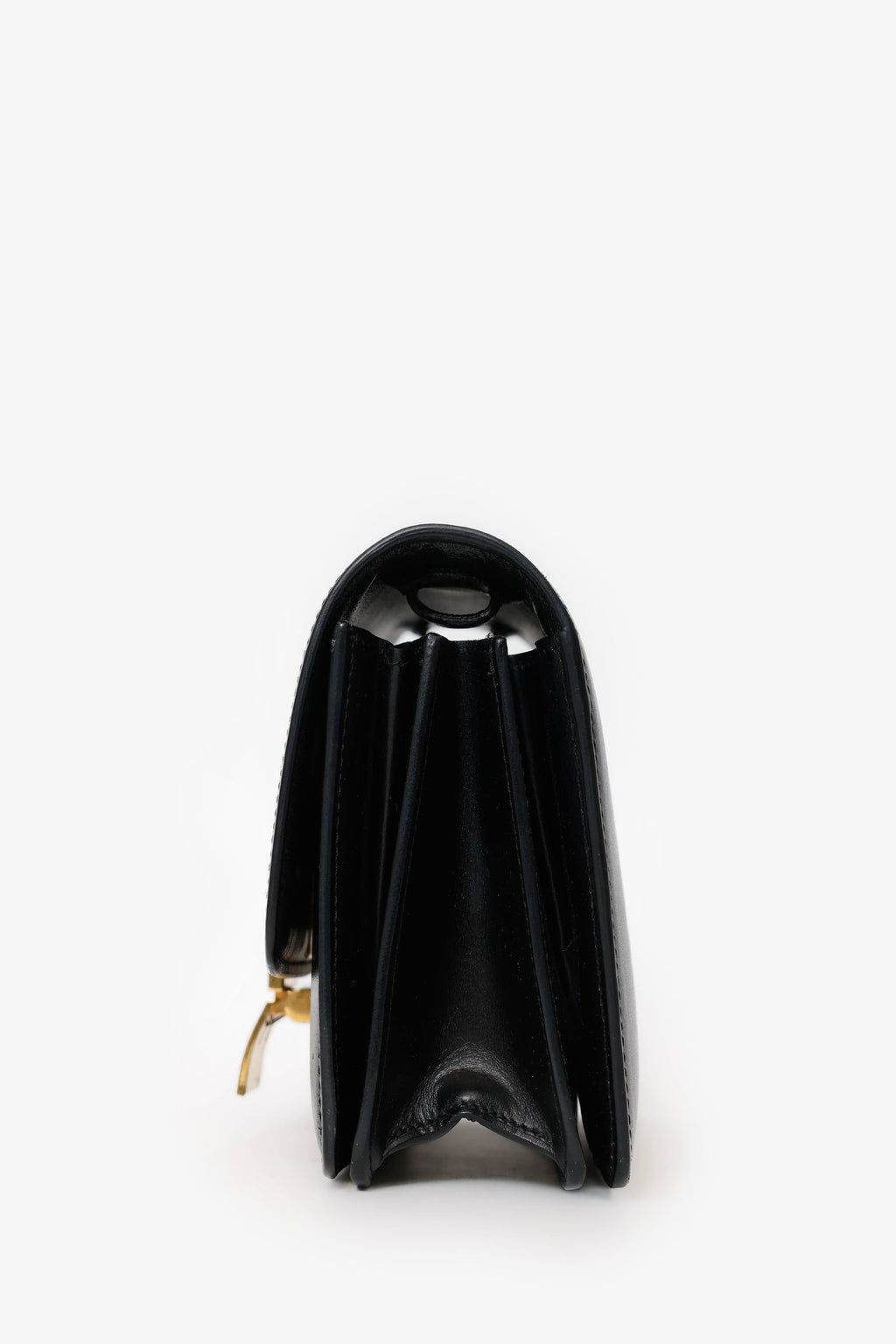 Celine Black Leather Small Crossbody Box Bag