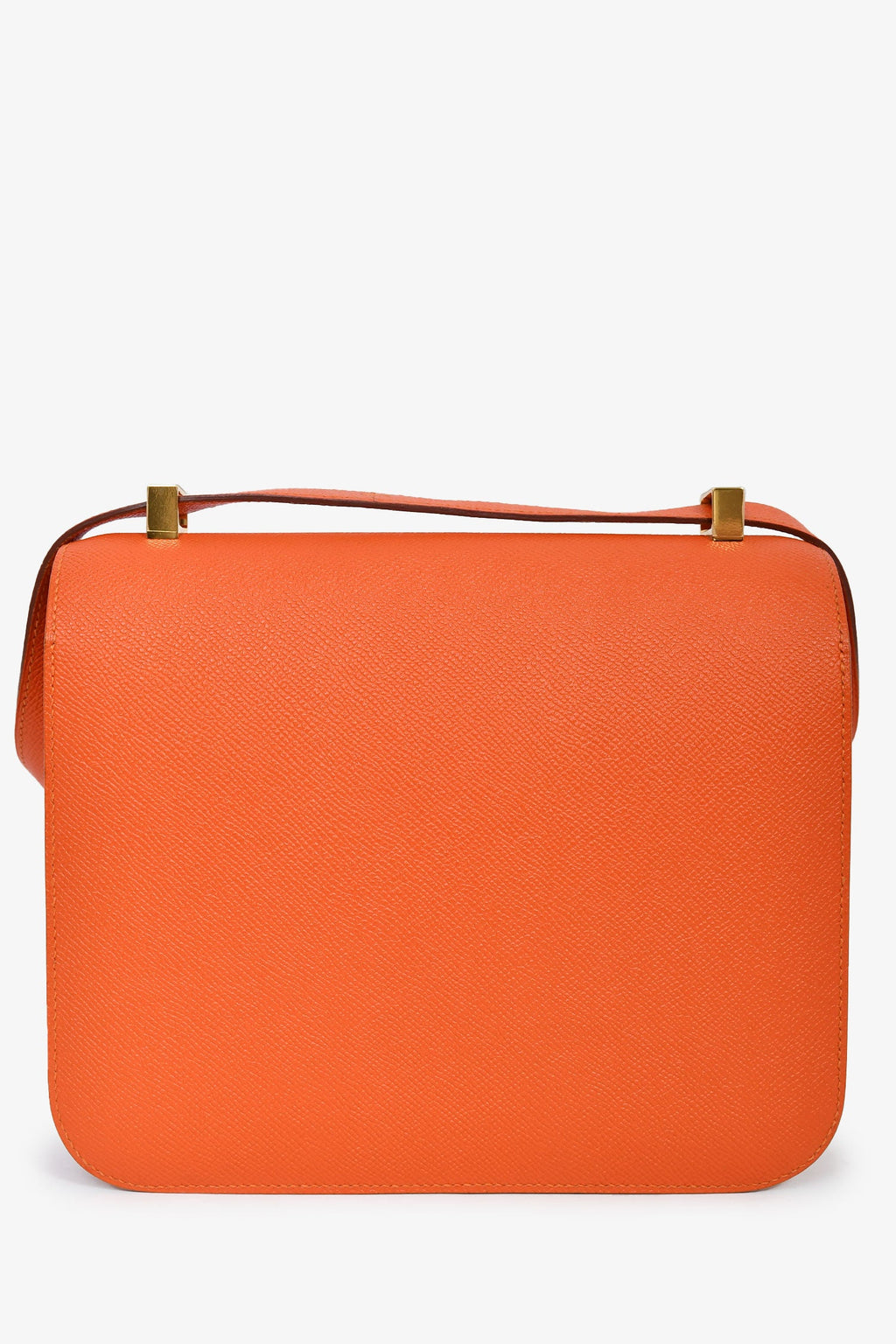 Hermès Orange Epsom Leather Constance 24 GHW