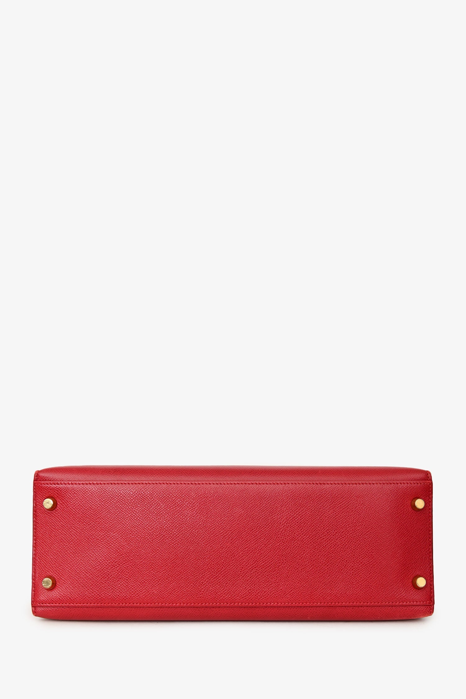 Hermès 1994 Red Epsom Kelly 32 GHW with Strap