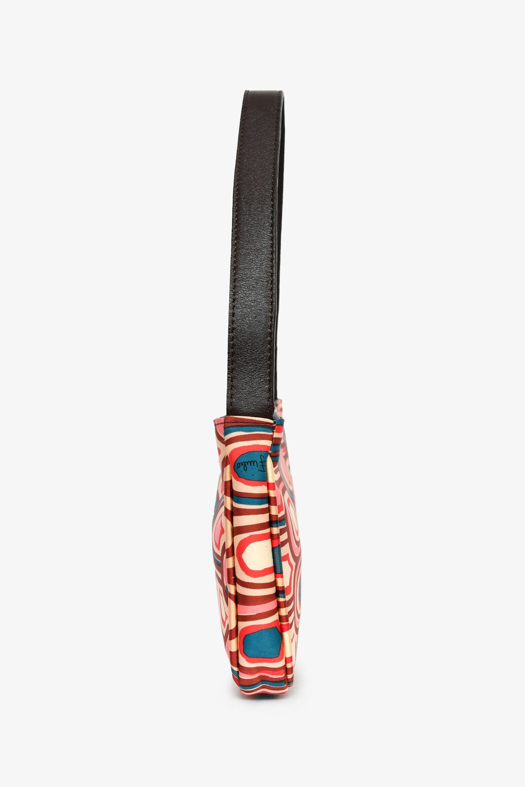 Emilio Pucci Pink Silk Patterned Mini Bag