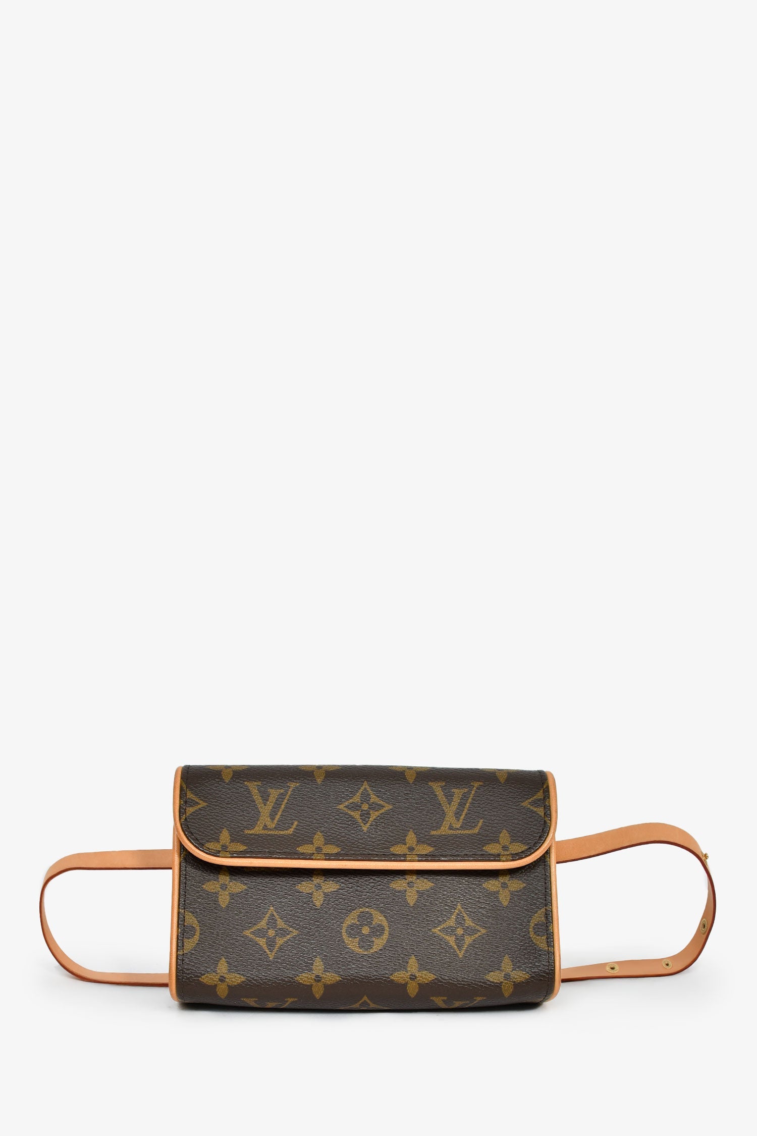 Louis Vuitton 2004 Monogram Canvas Pochette Florentine Belt Bag Size XS