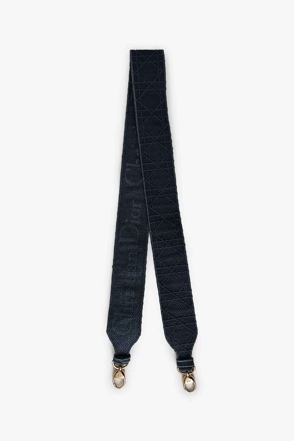 Christian Dior 2020 Blue Denim Lady D-Lite Top Handle With Strap
