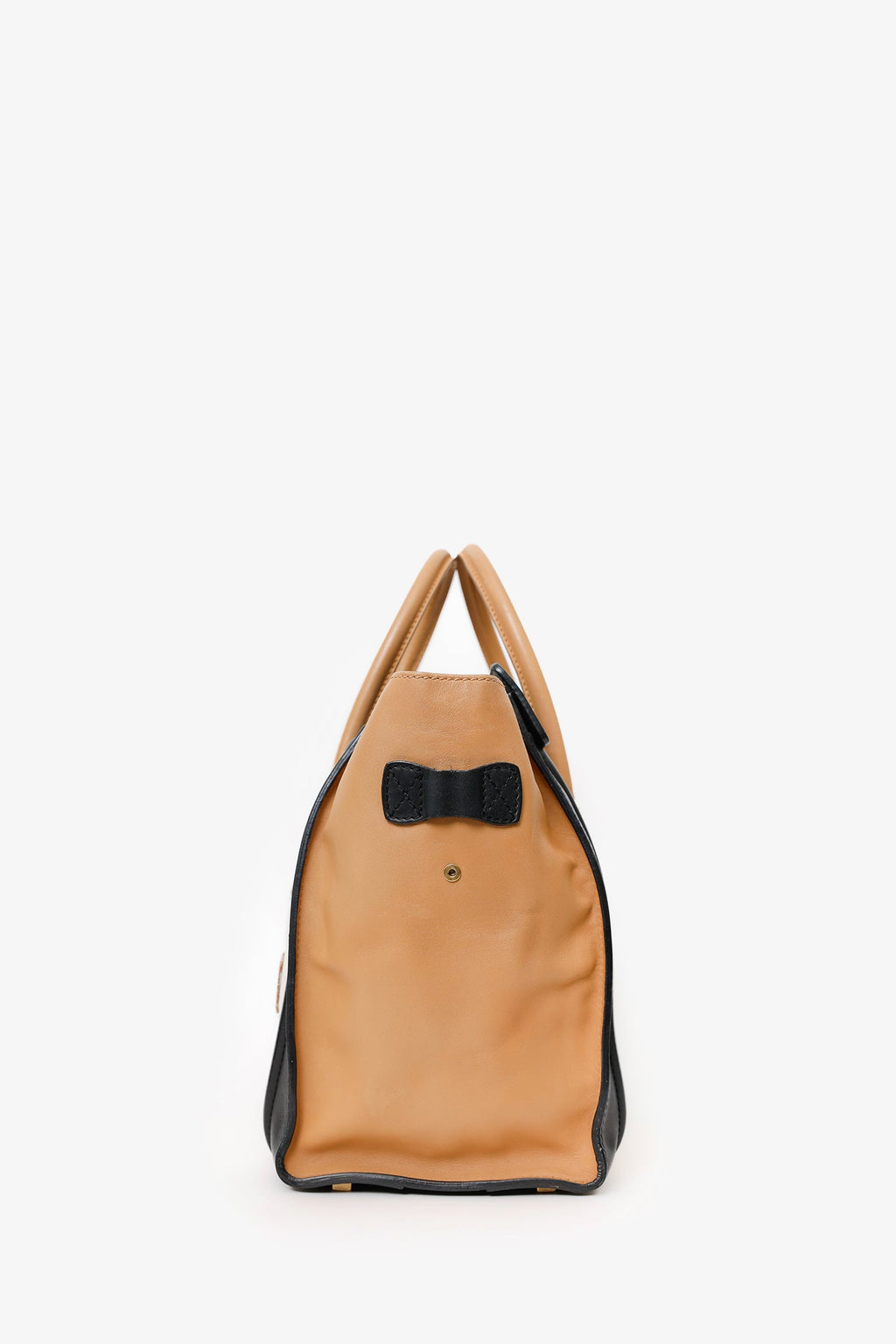 Celine Tri-Colour Leather Micro Luggage Tote