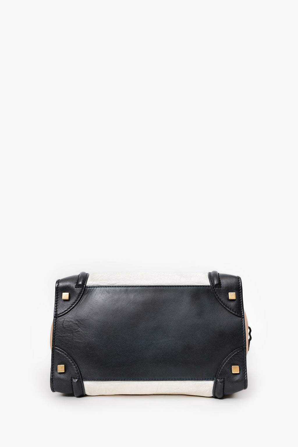 Celine Tri-Colour Leather Micro Luggage Tote