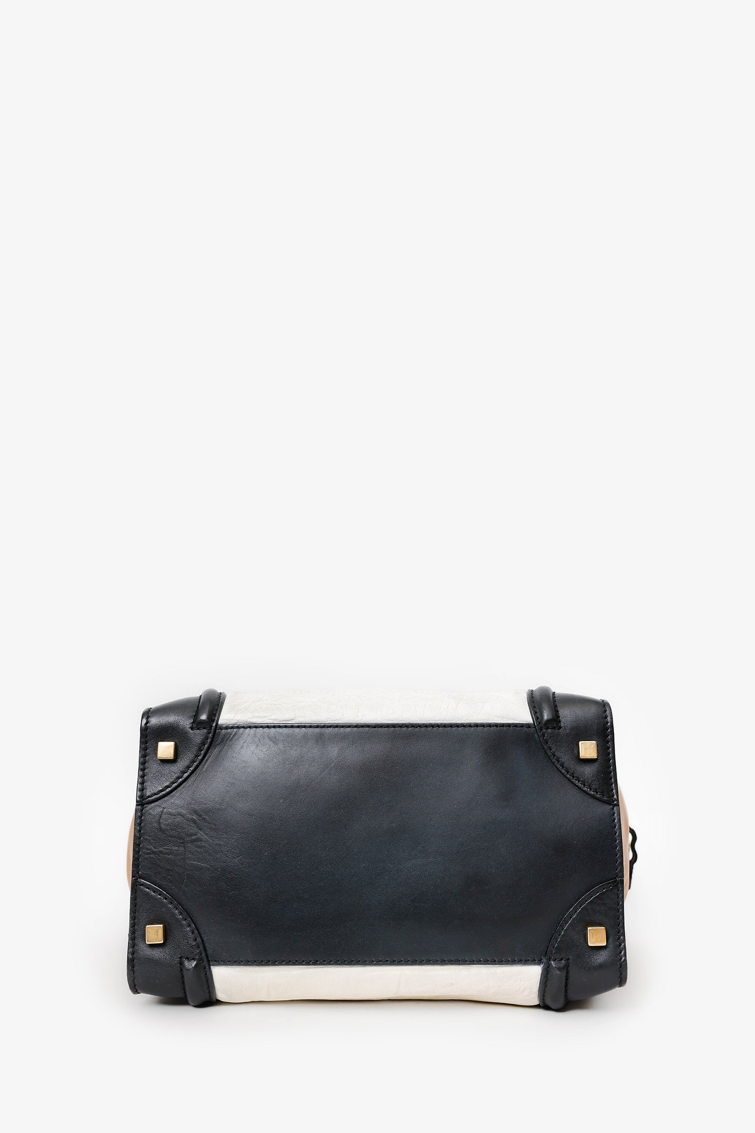 Celine Tri-Colour Leather Micro Luggage Tote