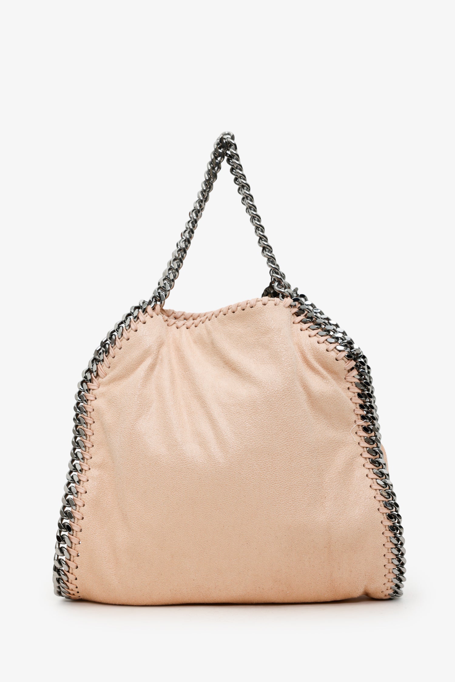 Stella McCartney Nude Leather Small Star Fringe Falabella Crossbody Bag
