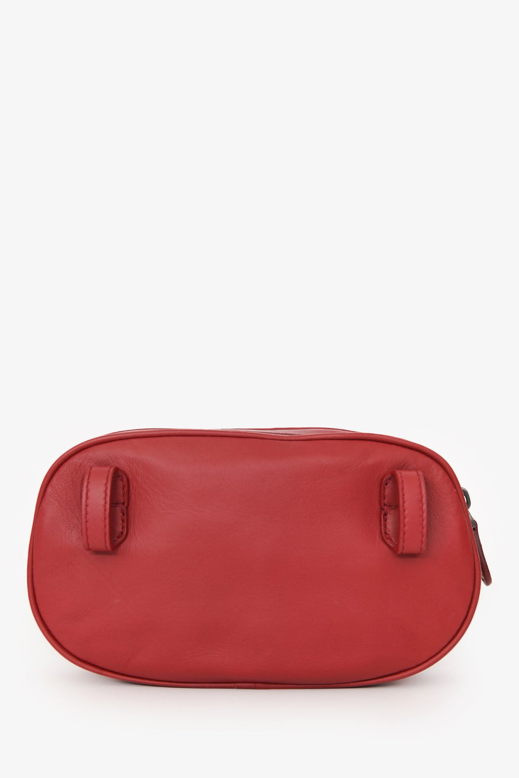 Bottega Veneta Red Leather Intrecciato Belt Bag