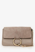 Chloé 2016 Grey Leather Faye Crossobody