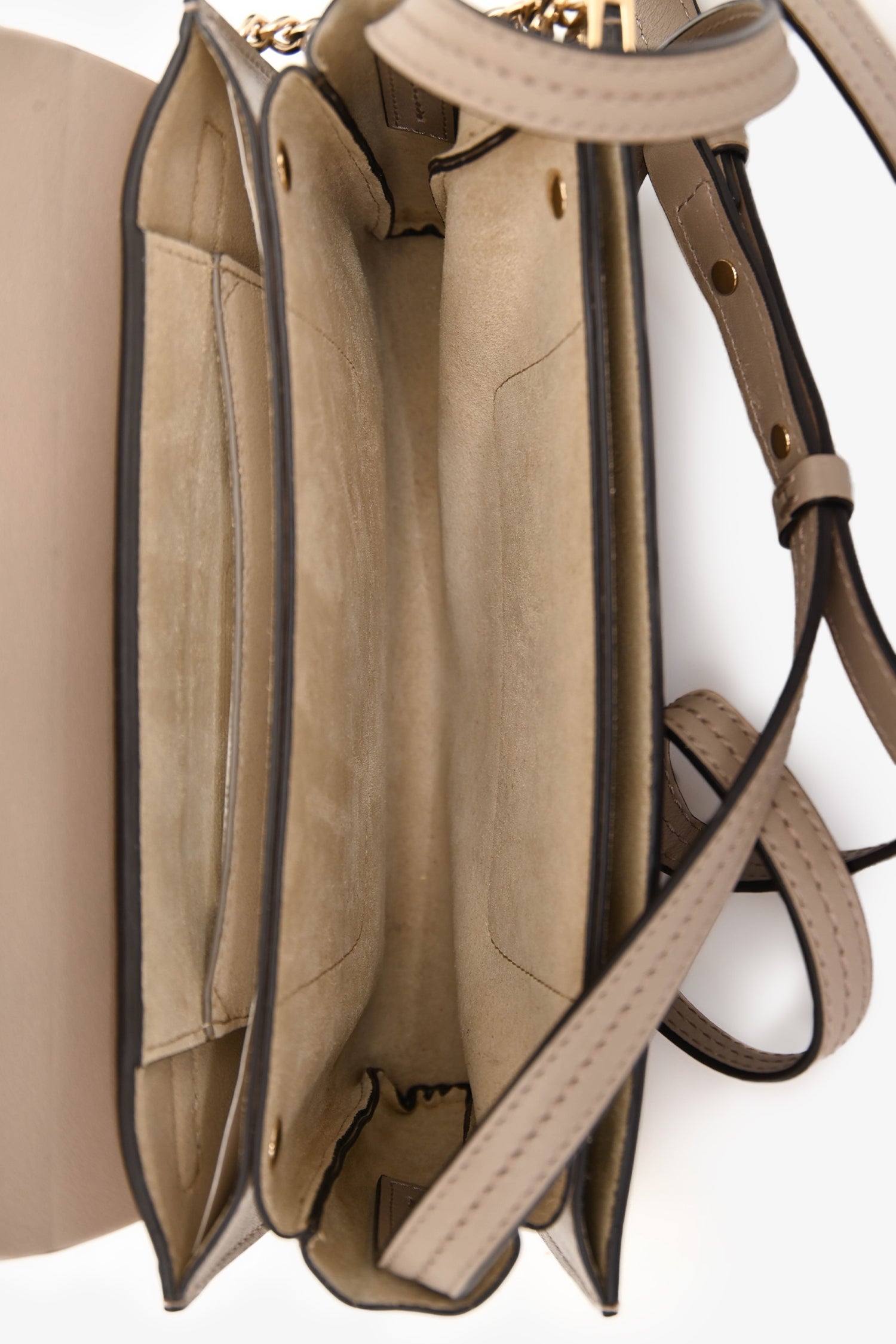Chloé 2016 Grey Leather Faye Crossobody