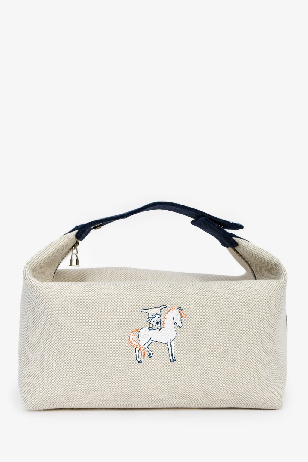 Hermès Canvas Bride-a-Brac 'Cabriole' GM Pouch Bag