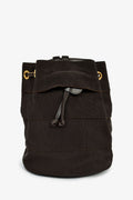 Salvatore Ferragamo Brown Tiered Ribbon Backpack