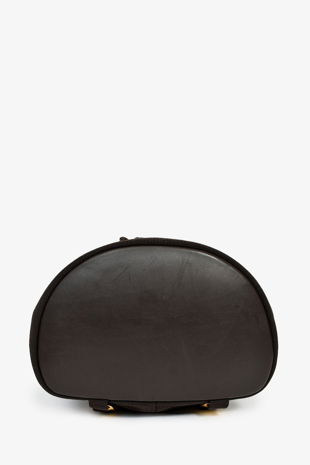 Salvatore Ferragamo Brown Tiered Ribbon Backpack