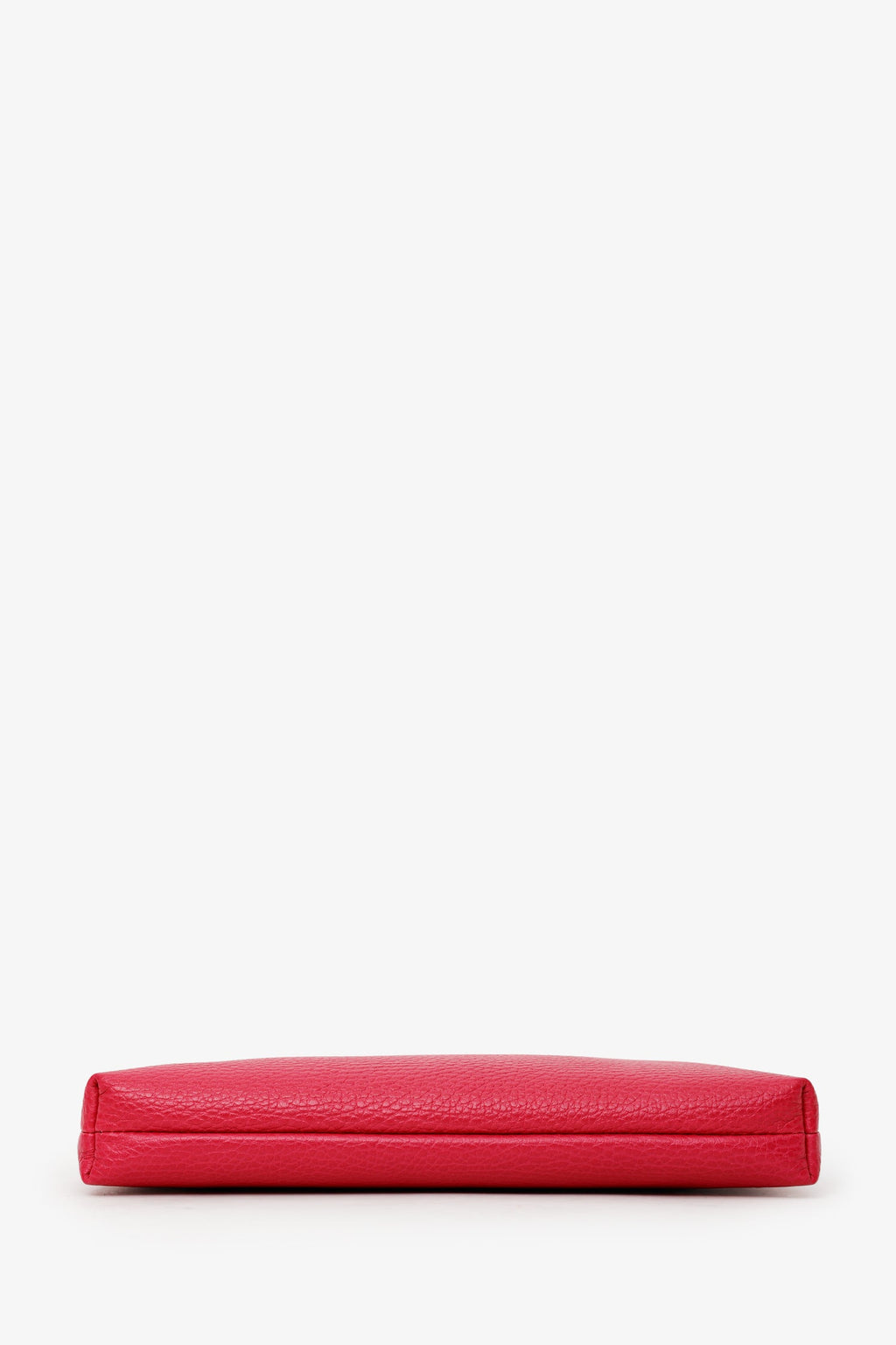 Gucci Pink Pebbled Leather Swing Clutch