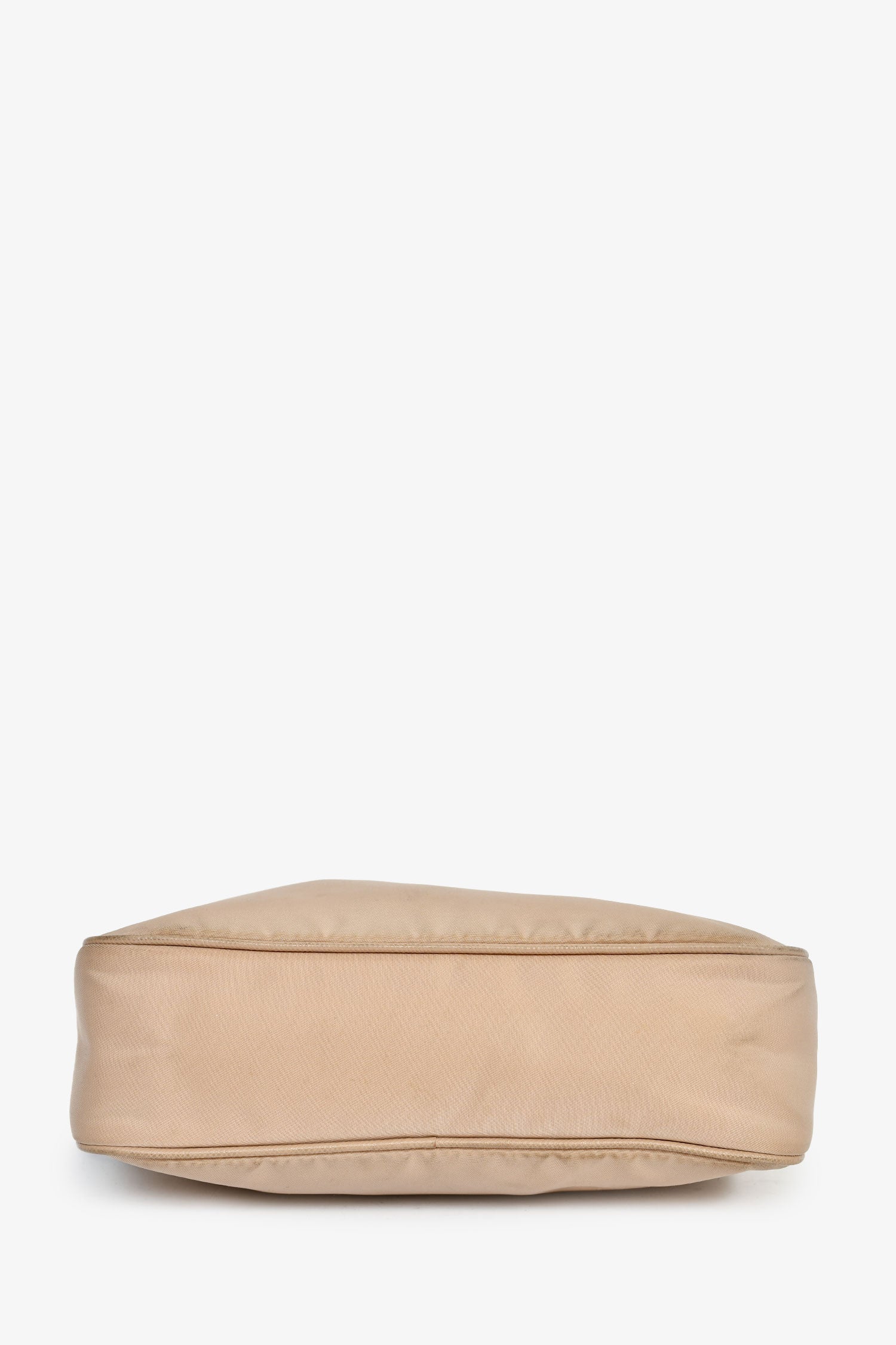 Prada Beige Re-Nylon Re-Edition 2005 Crossbody Bag With Chain & Pouch