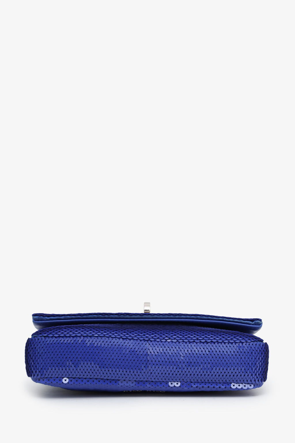 Miu Miu Blue Sequin Pearl Crystal Embellished Crossbody Bag