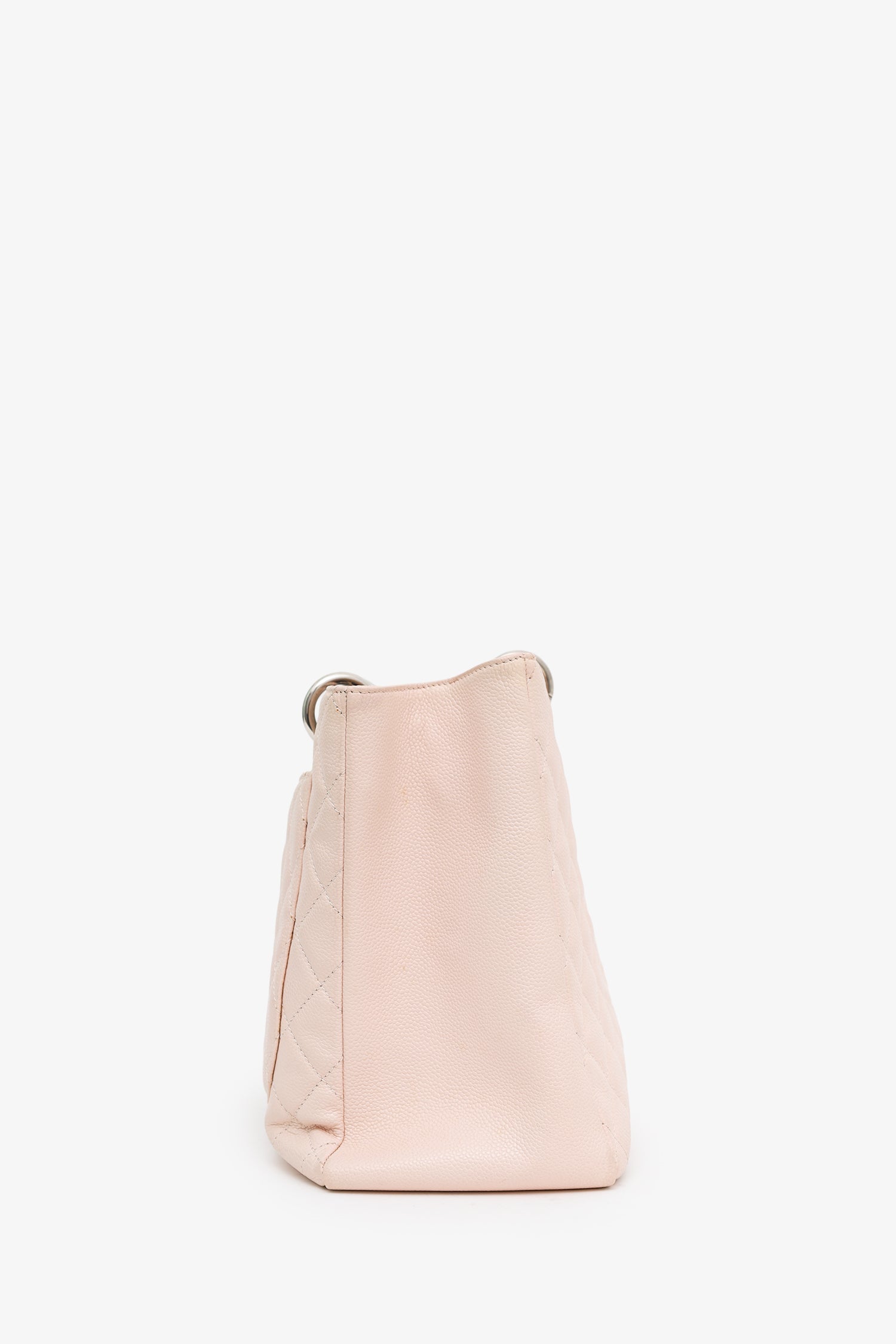 Pre-Loved Chanel™ 2012-13 Pink Caviar Leather Grand Shopping Tote