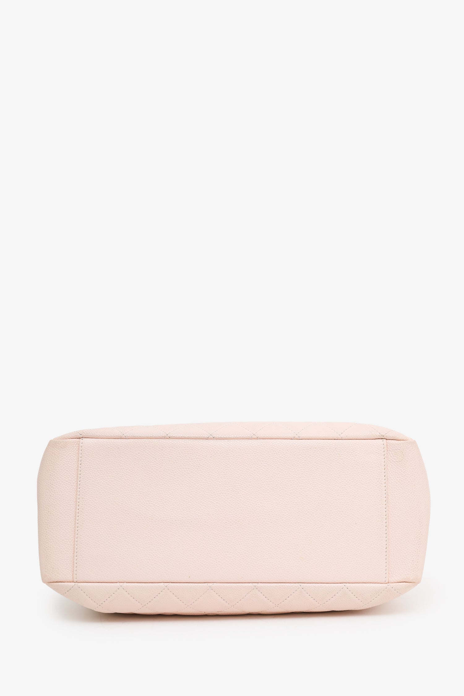 Pre-Loved Chanel™ 2012-13 Pink Caviar Leather Grand Shopping Tote