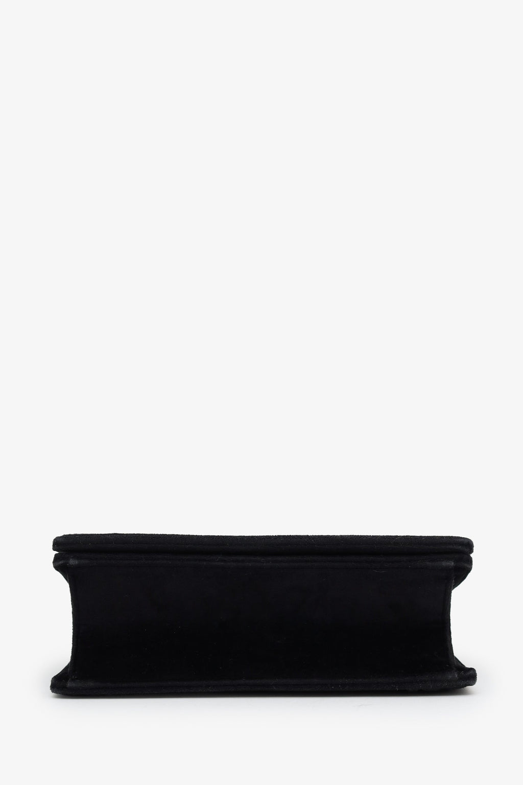 Christian Dior 2019 Black Velvet Small Diorama Shoulder Bag