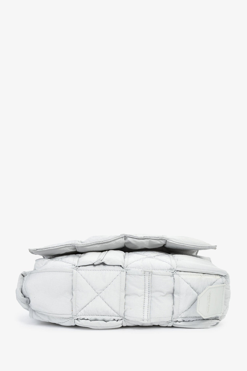 Bottega Veneta Grey Padded Tech Cassette Crossbody Bag