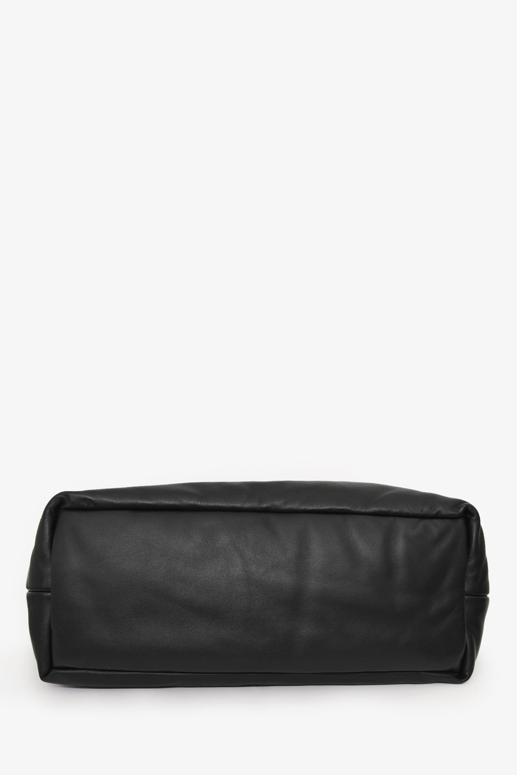 Saint Laurent 2023 Black Leather Puffer Tote Bag