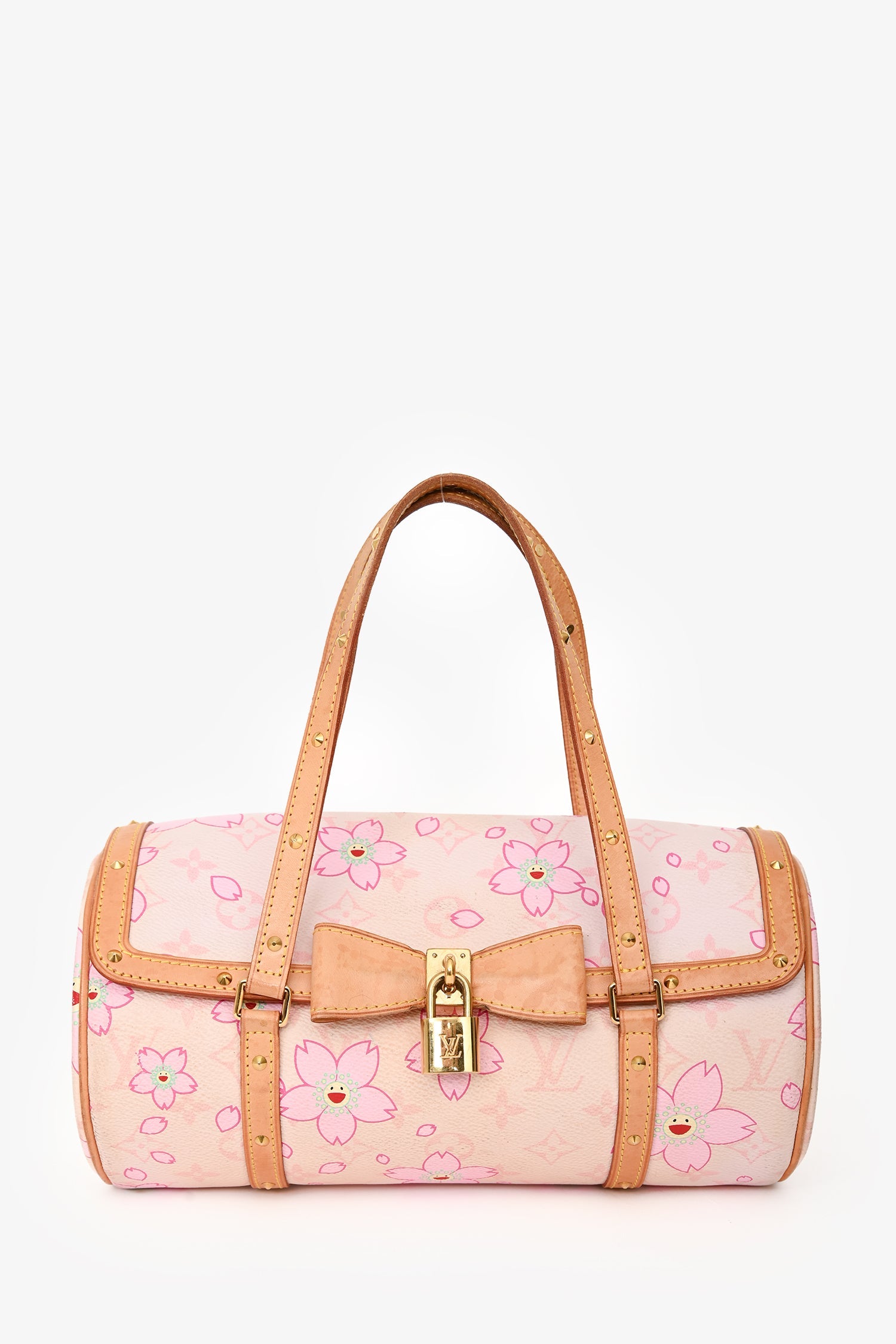 Louis Vuitton x Takashi Murakami 2003 Pink Monogram Cherry Blossom 'Papillon' 28